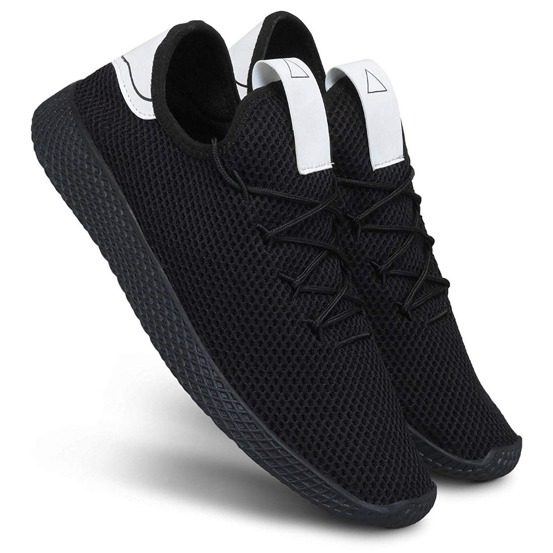 Generic Men Black Color Mesh Material Casual