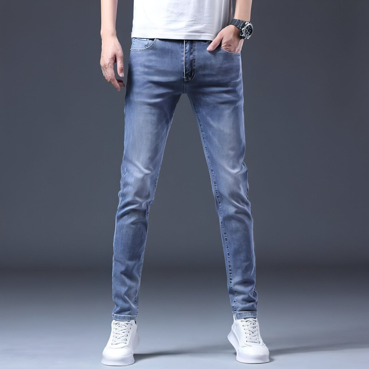 UrbanEase™ Blue Jeans Men