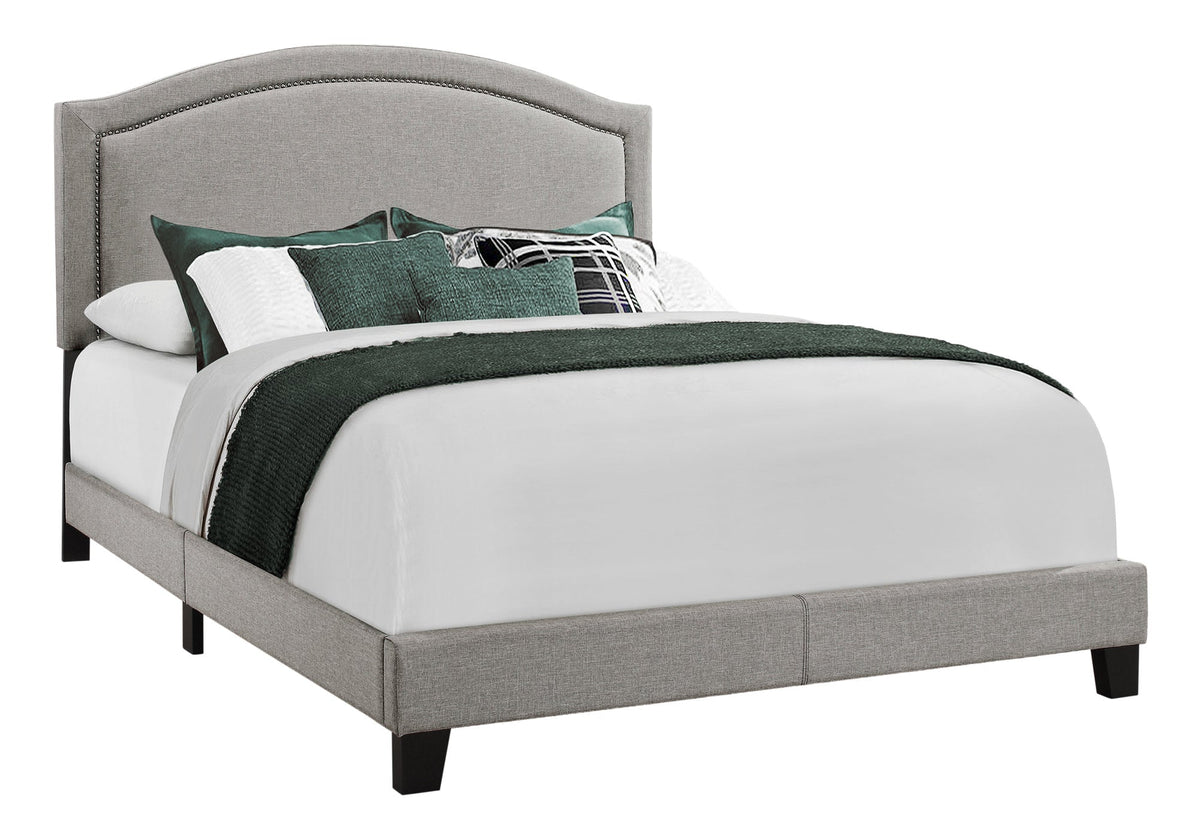 64.5inches x 85.75inches x 51.5inches Grey Foam Solid Wood Linen