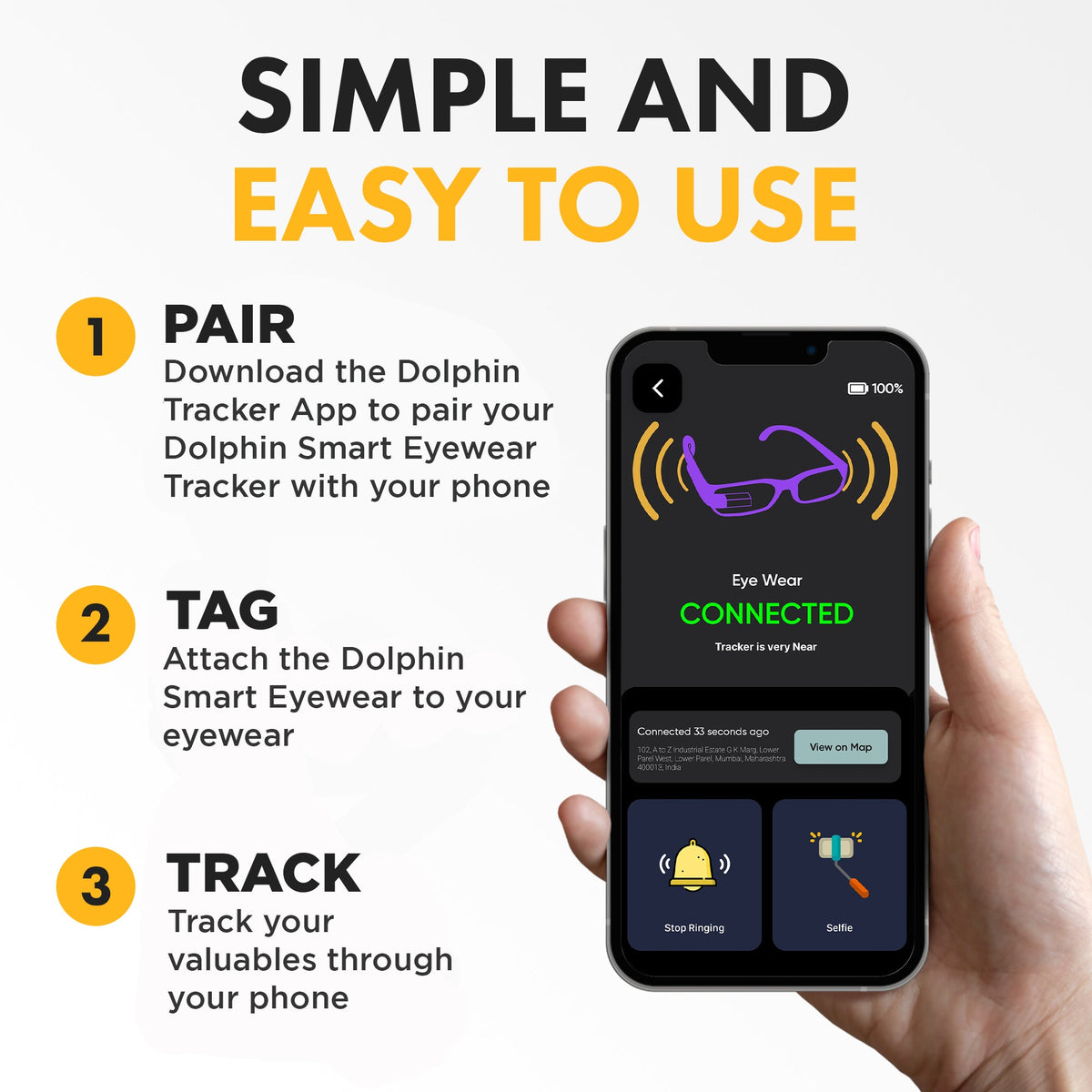 Dolphin Eyewear Finder Android + Accessory Kit