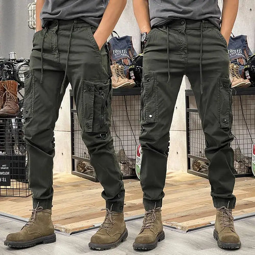 2025 New Men's Cargo Pants Tactical Military Work Pants Outdoor Jogger