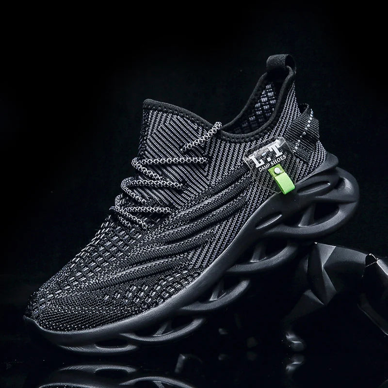 Breathable Men's Running Shoes Fashion Platform Men Casual Shoes Mesh