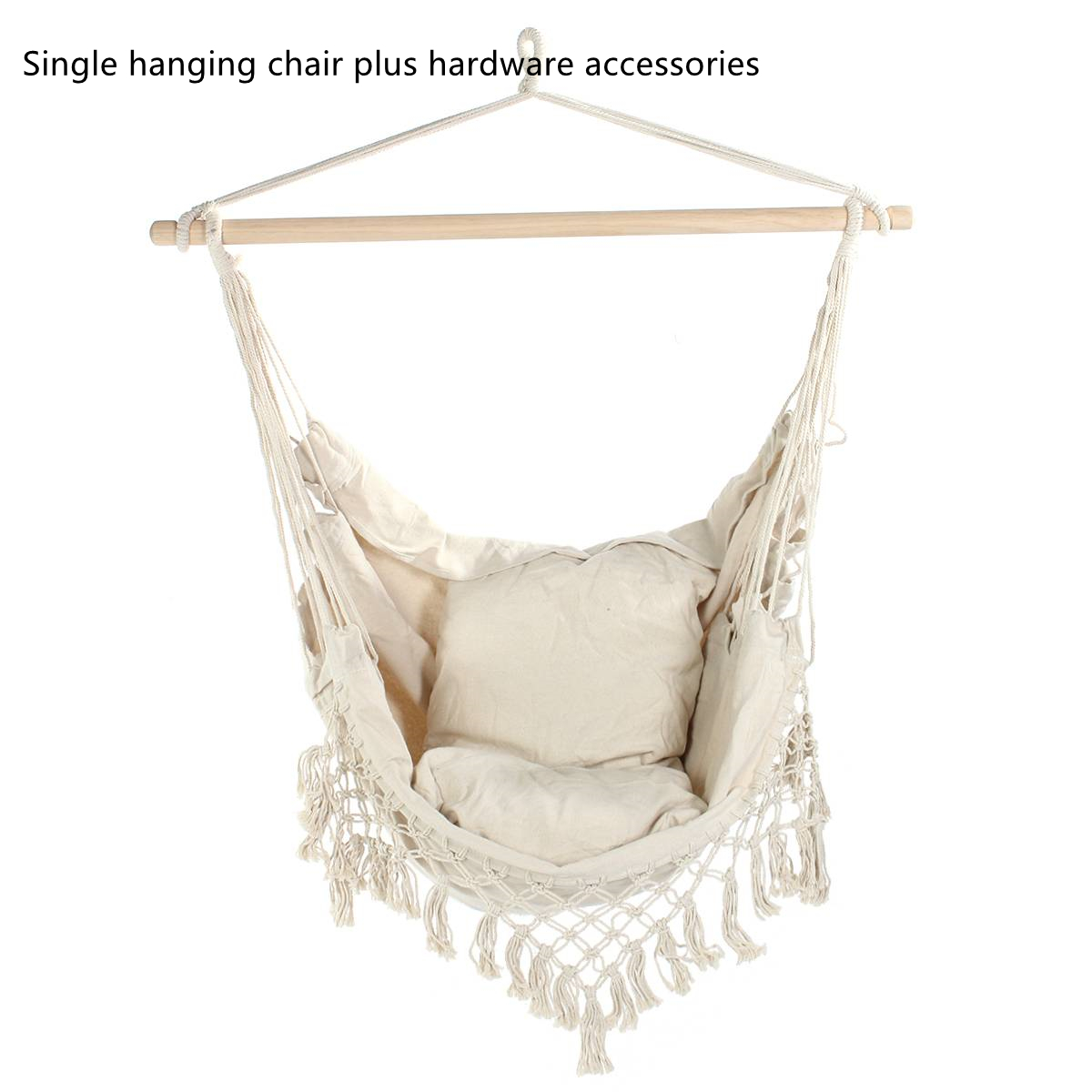 NORDHAVEN™ Boho Hanging Hammock Chair