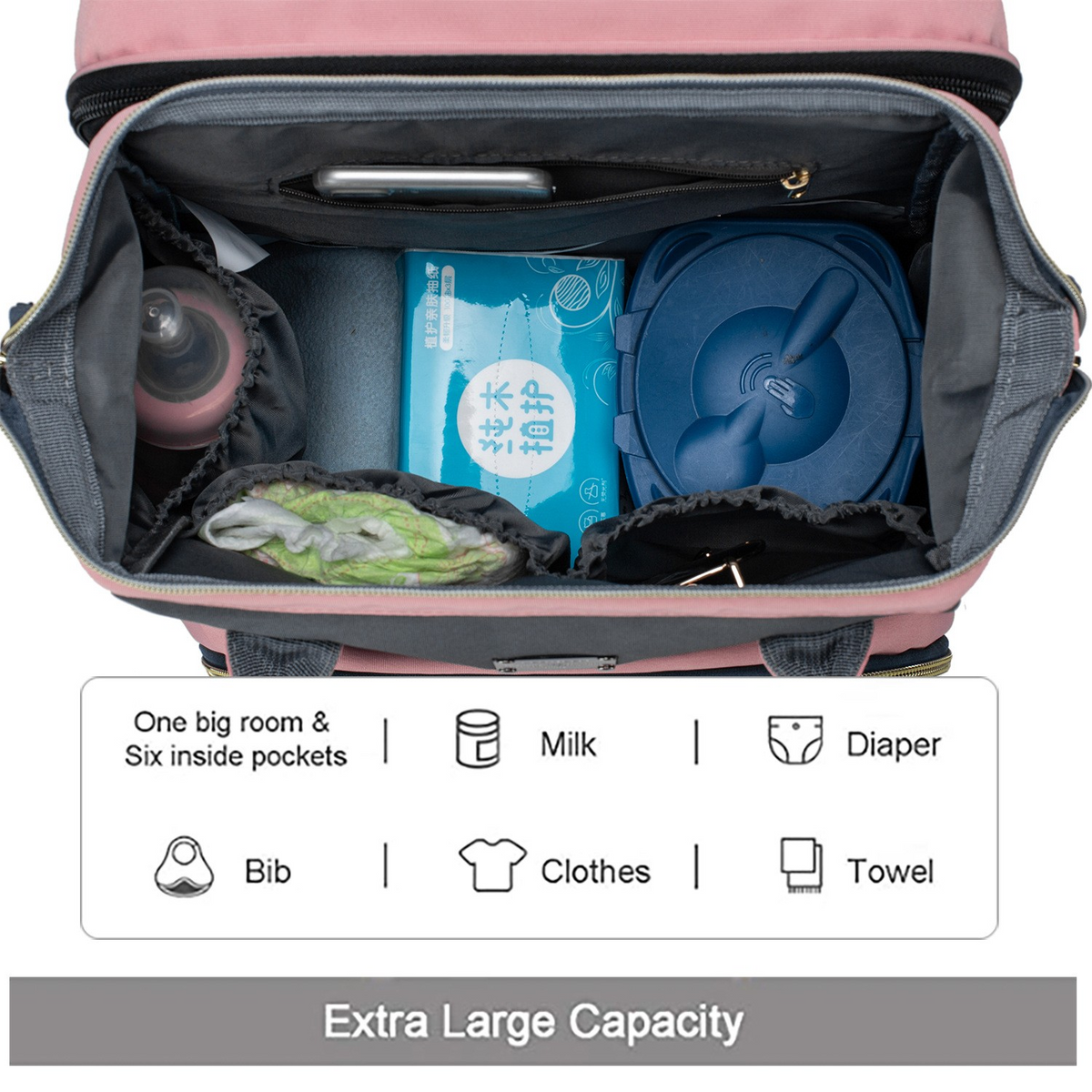 ALLFASHION™ – SmartMom+ Sunshade Baby Travel Bag