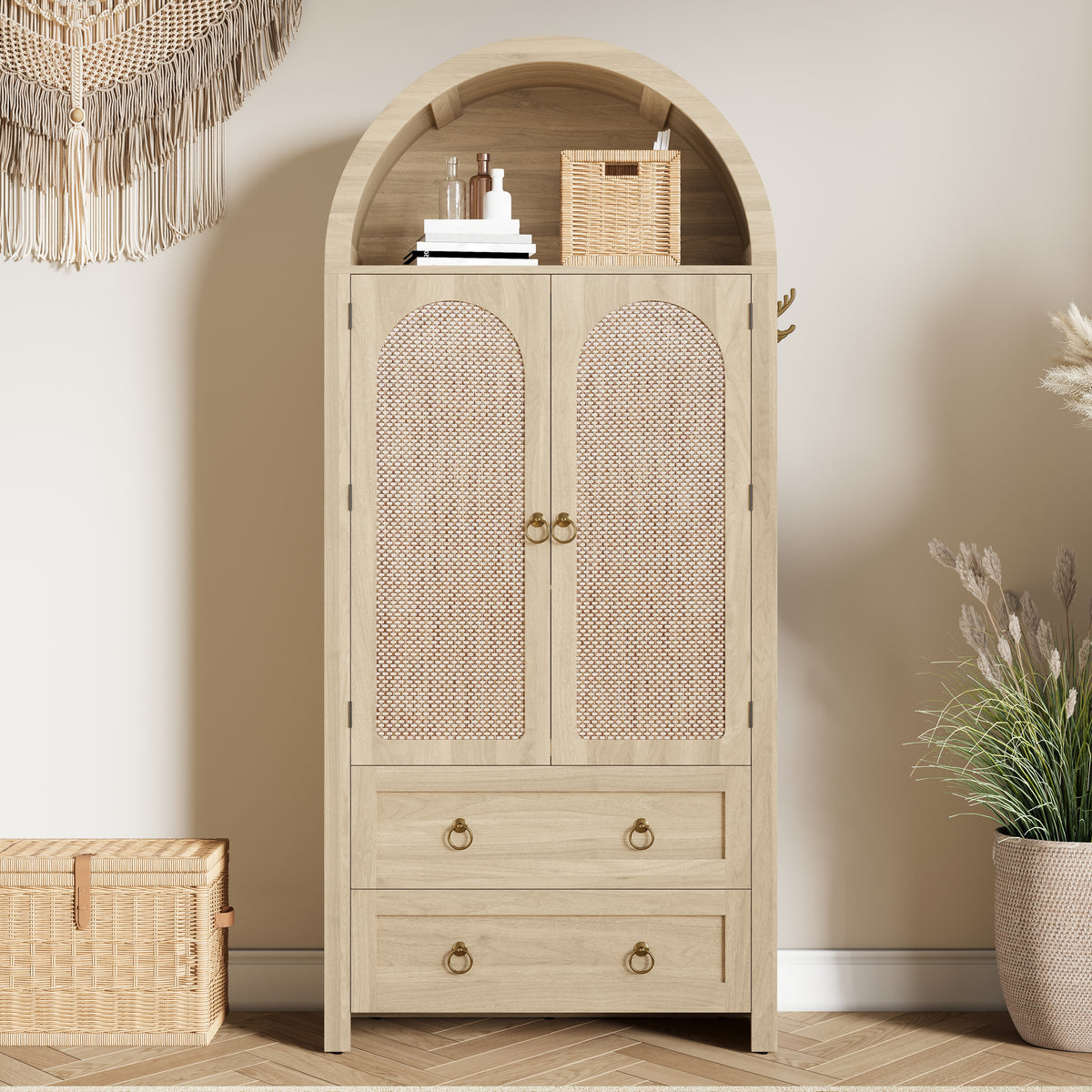 LuneluX™ OAK Sideboard Cabinet – German Warehouse Only