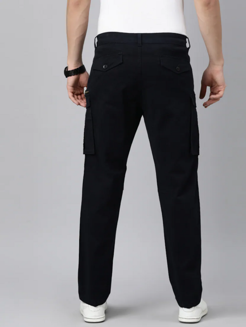Men’s Cotton Cargo Pants (Color navy blue) (Size 30)