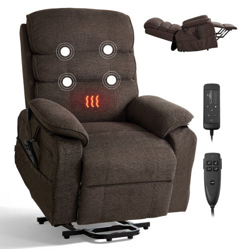Power Lift Recliner Chair, Dual Motor, Medium Electric Lift Chair with