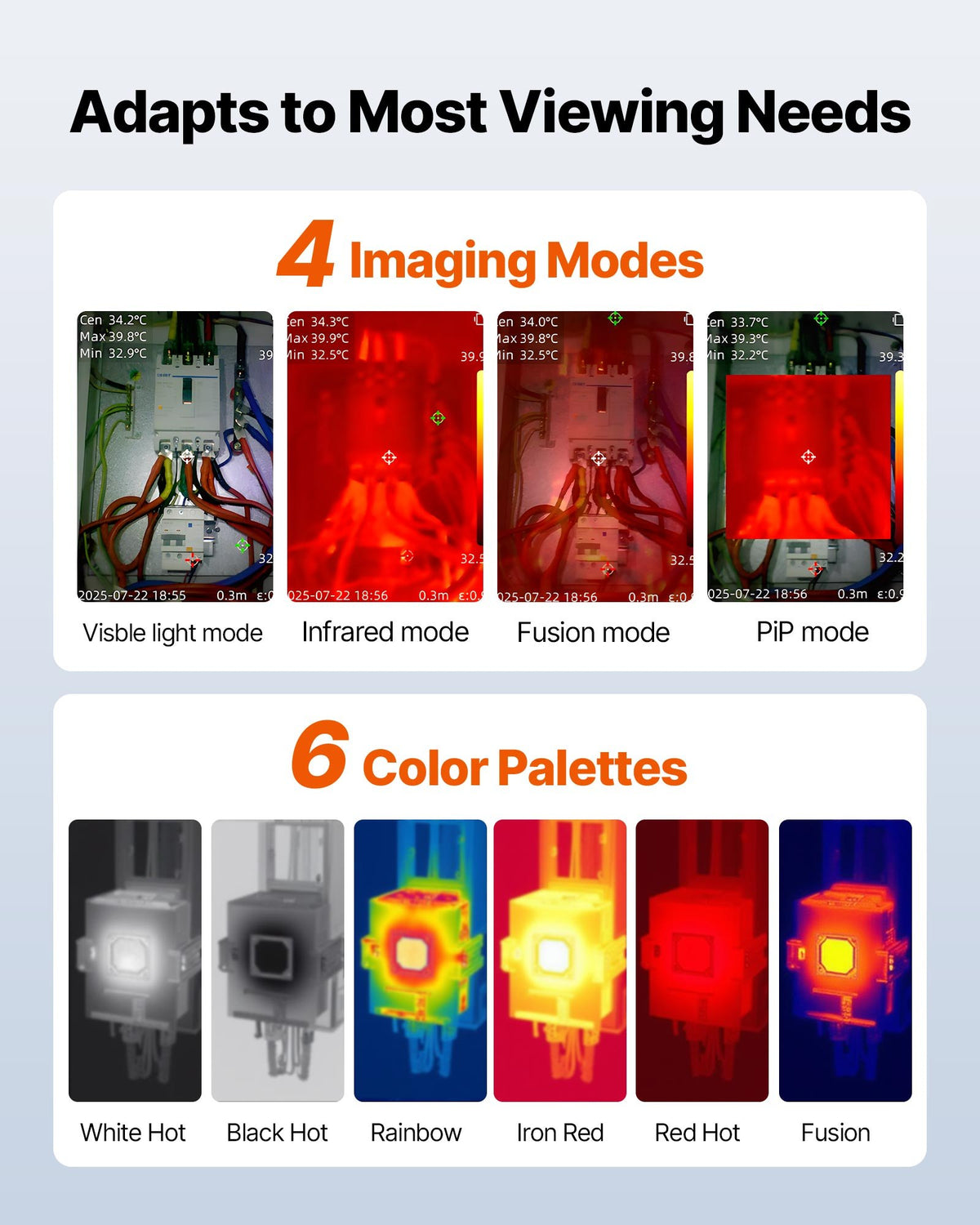 Thermal Camera, 320 x 240 TISR Super Resolution, Thermal Imaging